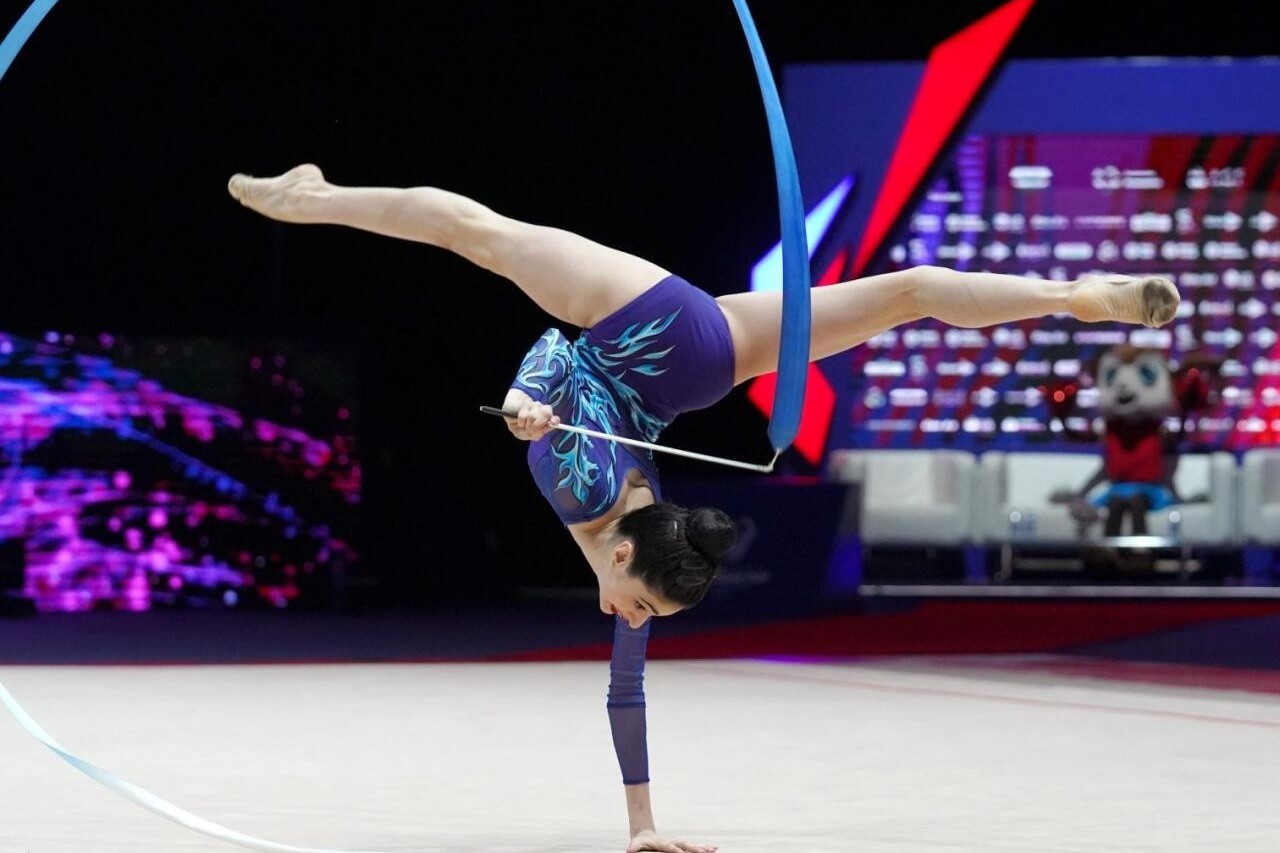 Азербайджанская гимнастка выиграла еще одну медаль на AGF Trophy