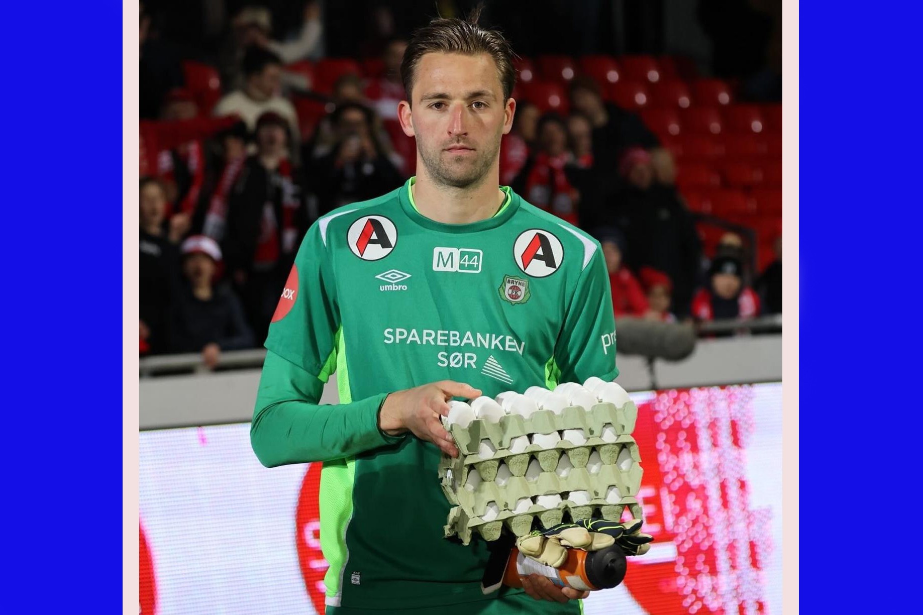 Unusual award for goalkeeper