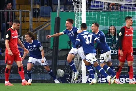 Bayer shocked by third-division Arminia in German Cup semifinal