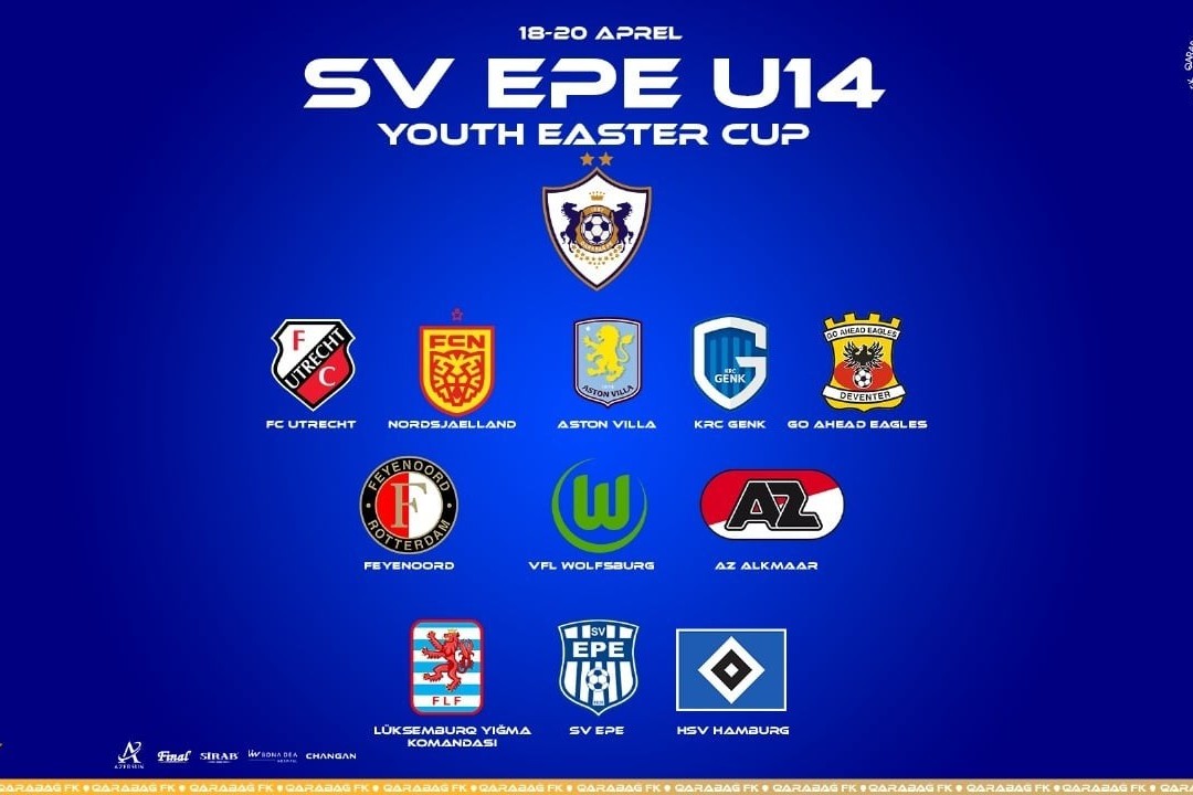 Qarabag to face Aston Villa in EPE U14 Youth Easter Cup