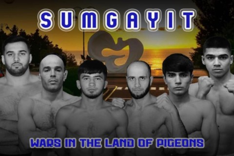 Sumqayıtda MMA üzrə 12 döyüş - FOTO