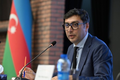 Farid Gayibov meets athletes who successfully represented Azerbaijan - PHOTO