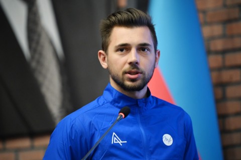 Farid Gayibov meets athletes who successfully represented Azerbaijan - PHOTO