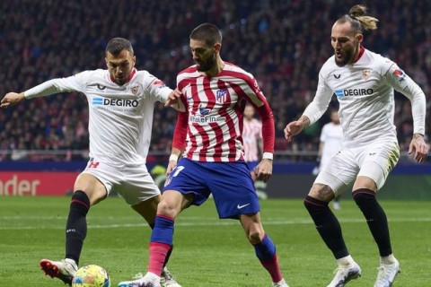 Ла Лига: "Атлетико Мадрид" празднует победу на выезде - ВИДЕО