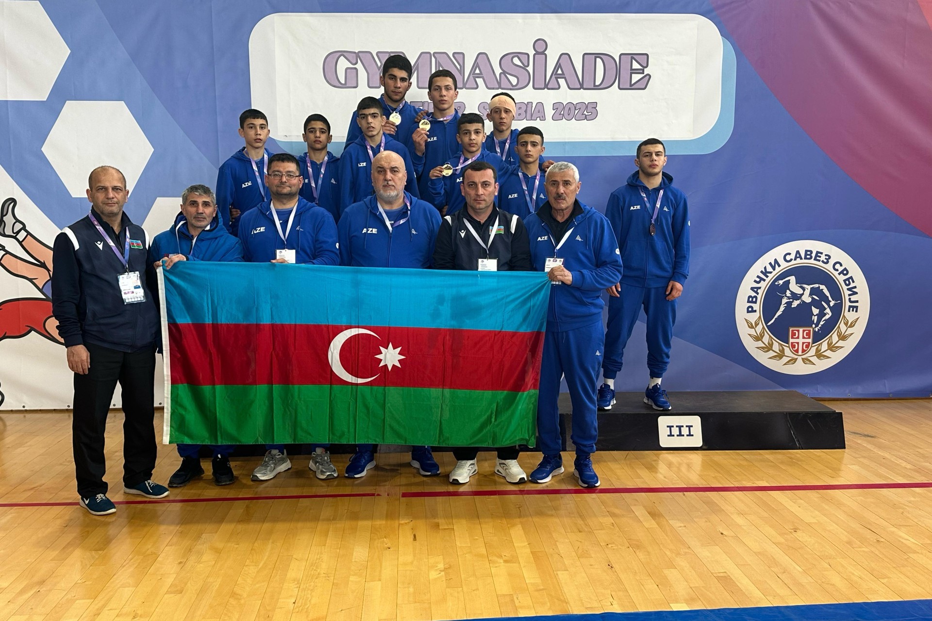 Gimnaziada: Güləşçilərimizdən 3 qızıl, 2 gümüş və 4 bürünc medal - YENİLƏNİB - FOTO