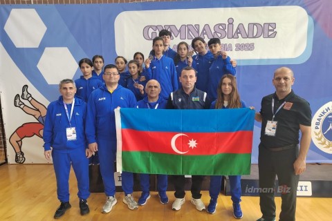 ISF U15 Gymnasiade: 6 medals for Azerbaijani wrestlers– PHOTO