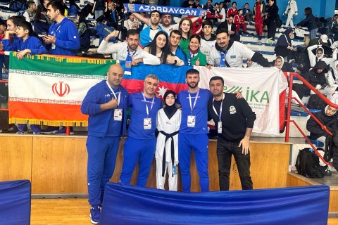 Gimnaziada: Millimizin medal sayı 39-a yüksəlib - 6 taekvondoçumuz fəxri kürsüdə - FOTO