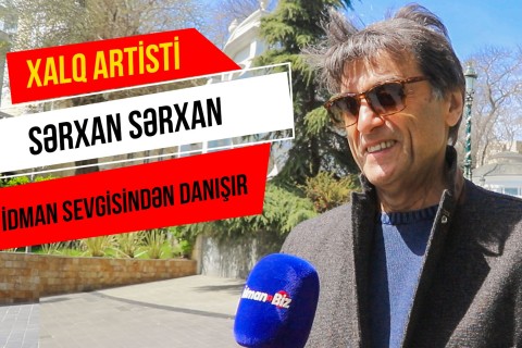 Народный артист Сархан Сархан: "Надеюсь, наш футбол будет развиваться" - ВИДЕО