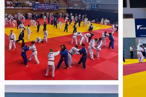 Yeniyetmə cüdoçular beynəlxalq təlim-məşq toplanışında - FOTO