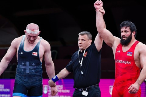 Sərbəst güləşçilərimizdən bir dəst medal - Güləşçimiz Avropa çempionu olub - YENİLƏNİB - VİDEO - FOTO