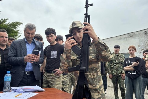 "Şahin" hərbi-idman oyununun rayon birinciliklərinə start verilib - FOTO