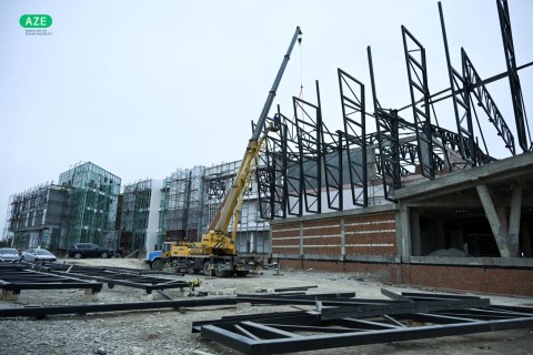 Youth and Sports Minister Farid Gayibov Inspects Ongoing Construction Projects for III CIS Games - PHOTO