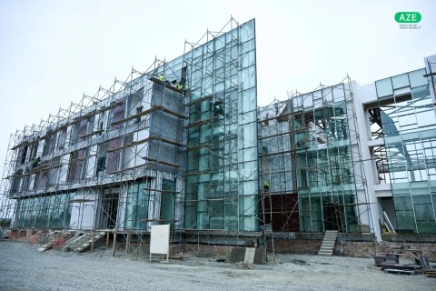Youth and Sports Minister Farid Gayibov Inspects Ongoing Construction Projects for III CIS Games - PHOTO