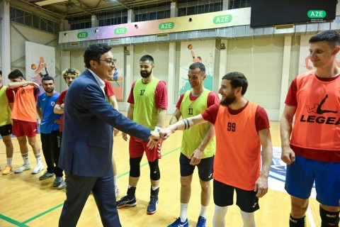 Youth and Sports Minister Farid Gayibov Inspects Ongoing Construction Projects for III CIS Games - PHOTO