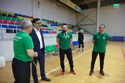 Youth and Sports Minister Farid Gayibov Inspects Ongoing Construction Projects for III CIS Games - PHOTO