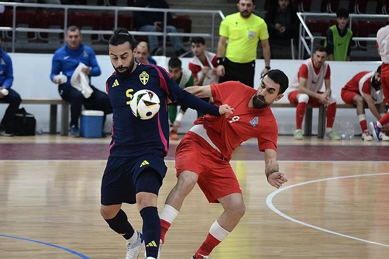 Azerbaijan national team's Swedish test