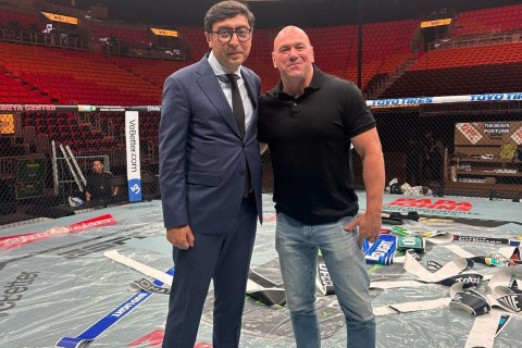 Azerbaijan’s Minister of Youth and Sports Meets with UFC President