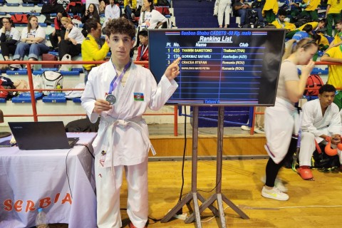 Gimnaziada: Karateçimizdən gümüş medal