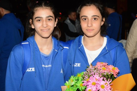 Gimnaziadada 85 medal qazanan Azərbaycan idmançıları Vətənə qayıdıblar - FOTO
