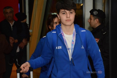 Gimnaziadada 85 medal qazanan Azərbaycan idmançıları Vətənə qayıdıblar - FOTO