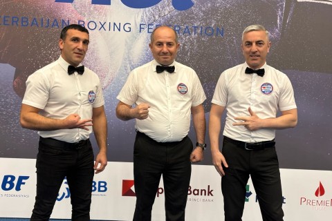 Azərbaycanın daha 3 hakiminin beynəlxalq kateqoriyası 3 ulduza yüksəlib - FOTO