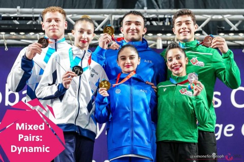 Медальный урожай акробатов на чемпионате Европы - ФОТО