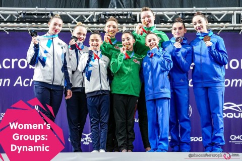 Медальный урожай акробатов на чемпионате Европы - ФОТО