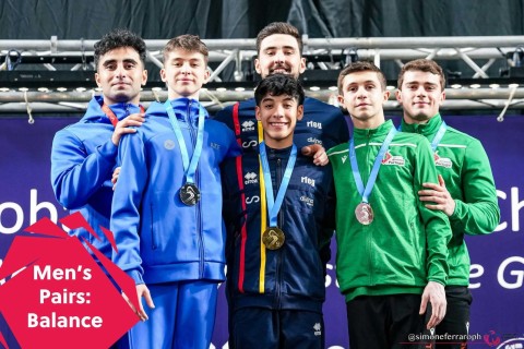 Медальный урожай акробатов на чемпионате Европы - ФОТО