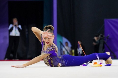 First medals to be awarded today at the Rhythmic Gymnastics World Cup in Baku - PHOTO