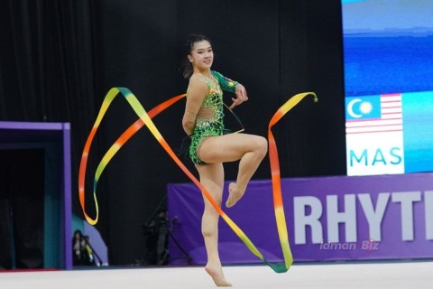 First medals to be awarded today at the Rhythmic Gymnastics World Cup in Baku - PHOTO