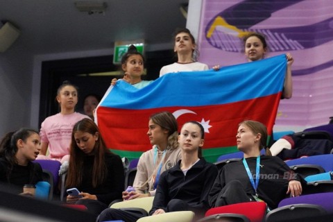 First medals to be awarded today at the Rhythmic Gymnastics World Cup in Baku - PHOTO