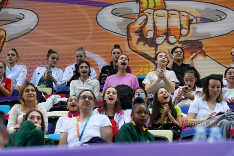 First medals to be awarded today at the Rhythmic Gymnastics World Cup in Baku - PHOTO