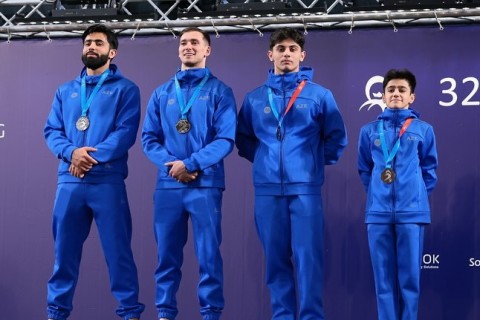 Azerbaijani European Champion receives special award in Luxembourg - PHOTO