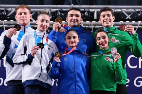 Azerbaijani European Champion receives special award in Luxembourg - PHOTO