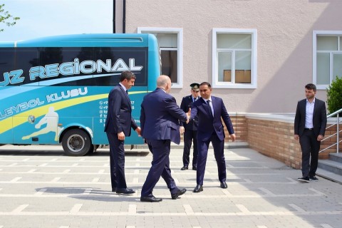 Şahin Bağırov Tovuz Regional Voleybol Klubunda - FOTO