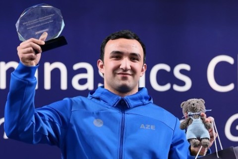 Azerbaijani European Champion receives special award in Luxembourg - PHOTO