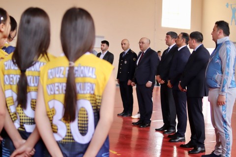 Şahin Bağırov Tovuz Regional Voleybol Klubunda - FOTO