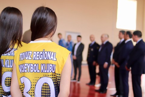 Şahin Bağırov Tovuz Regional Voleybol Klubunda - FOTO