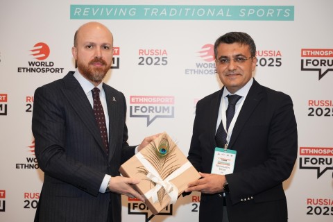 Elnur Mammadov represents Azerbaijan at International Ethnosport Forum – PHOTO