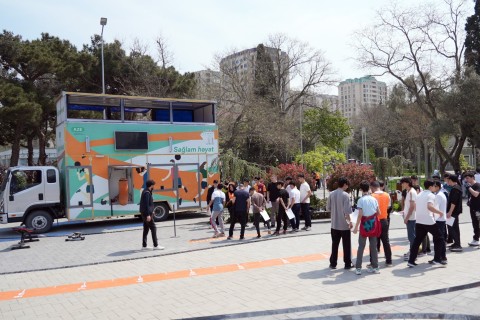 “Sağlam həyat” Nərimanov rayon parkında - FOTO