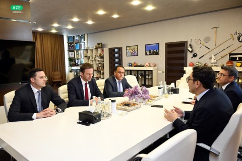 Farid Gayibov meets with CEV President - PHOTO