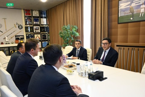 Farid Gayibov meets with CEV President - PHOTO