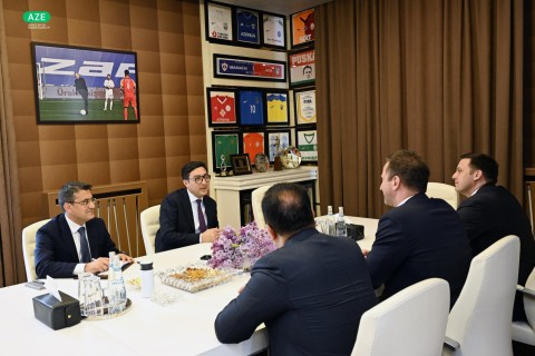 Farid Gayibov meets with CEV President - PHOTO