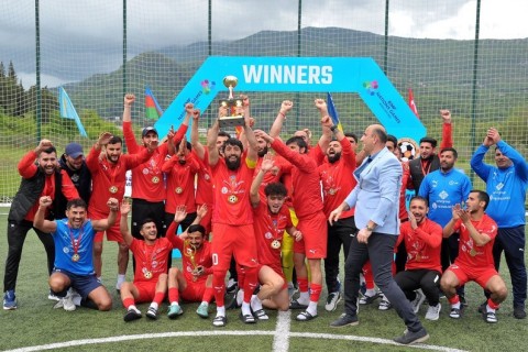 Azerbaijani mini-football team won the international tournament - PHOTO