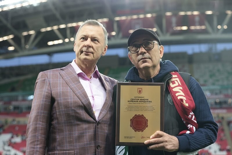 Kurban Berdıyev Rusiyada adına verilən sektorun açılışında - FOTO