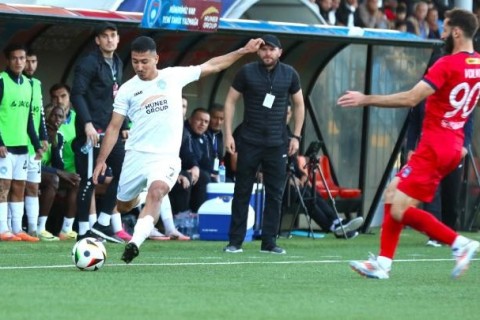 Смена судьи в матче "Зиря" - "Туран Товуз"