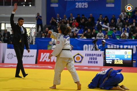 Yığmamız Avropa Kubokunun ilk günündə 12 medal qazanıb - FOTO