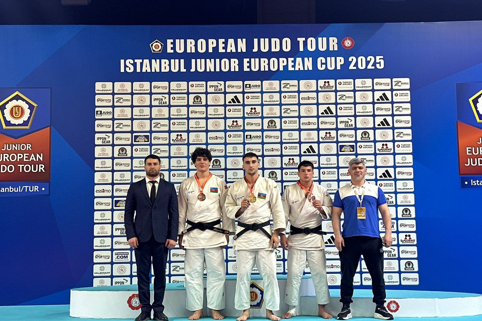 Azerbaijani judokas win medals at Istanbul Junior European Cup 2025 — PHOTO