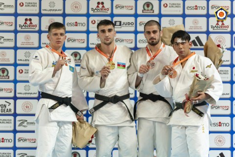 Azerbaijani judokas win medals at Istanbul Junior European Cup 2025 — PHOTO