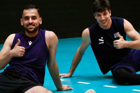 Azərbaycan millisi Avropa Gümüş Liqasına hazırlaşır - FOTO